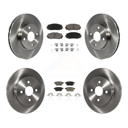 [Avant + Arrière] Kit de Disque et plaquette (céramique) de frein pour 2012-2013 Toyota Yaris L LE K8C-101218