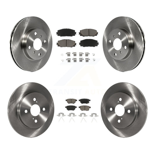 [Avant + Arrière] Kit de Disque et plaquette (céramique) de frein pour 2012-2013 Toyota Yaris L LE K8C-101218