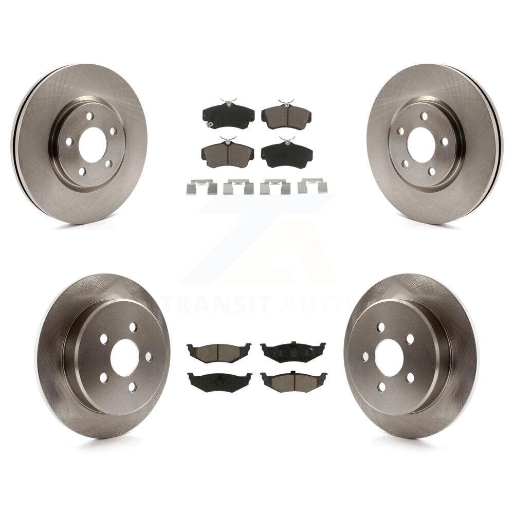 [Avant + Arrière] Kit de Disque et plaquette (céramique) de frein pour Chrysler PT Cruiser Dodge Neon K8C-101219