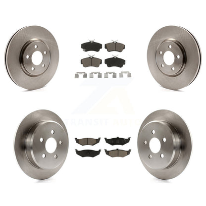 [Avant + Arrière] Kit de Disque et plaquette (céramique) de frein pour 2007 Chrysler PT Cruiser Turbocharged K8C-101221