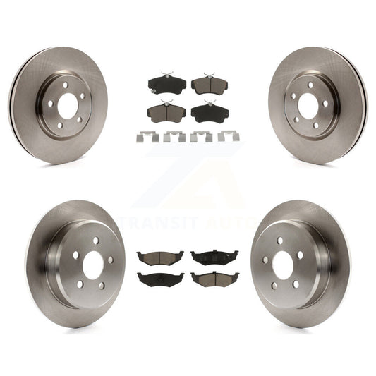[Avant + Arrière] Kit de Disque et plaquette (céramique) de frein pour 2007 Chrysler PT Cruiser Turbocharged K8C-101221