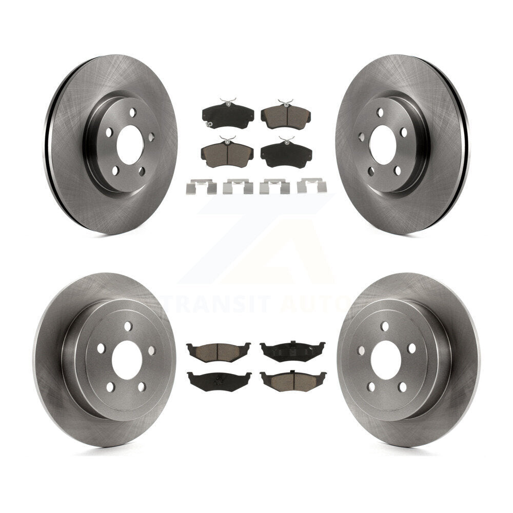 [Avant + Arrière] Kit de Disque et plaquette (céramique) de frein pour Chrysler PT Cruiser K8C-101222