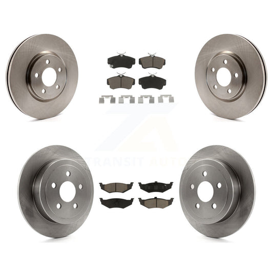 [Avant + Arrière] Kit de Disque et plaquette (céramique) de frein pour 2008-2009 Chrysler PT Cruiser Turbocharged K8C-101223