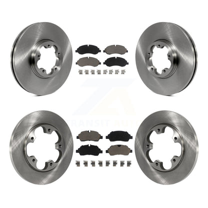 [Avant + Arrière] Kit de Disque et plaquette (céramique) de frein pour Ford Transit-250 Transit-350 Transit-150 avec 5 Lug Wheels K8C-101235