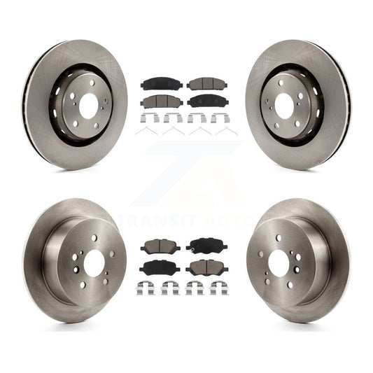 [Avant + Arrière] Kit de Disque et plaquette (céramique) de frein pour 2009-2016 Toyota Venza K8C-101238