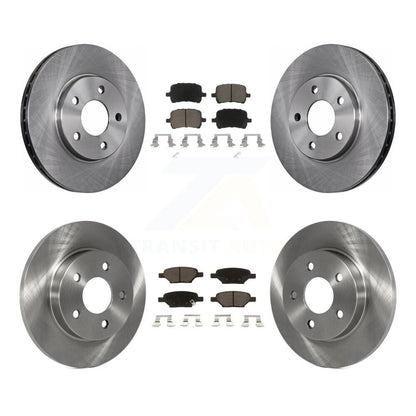 [Avant + Arrière] Kit de Disque et plaquette (céramique) de frein pour Chevrolet Malibu Pontiac G6 avec 276mm Diameter Rotor K8C-101241