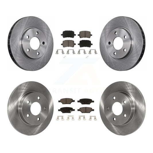 [Avant + Arrière] Kit de Disque et plaquette (céramique) de frein pour Chevrolet Malibu Pontiac G6 avec 276mm Diameter Rotor K8C-101241