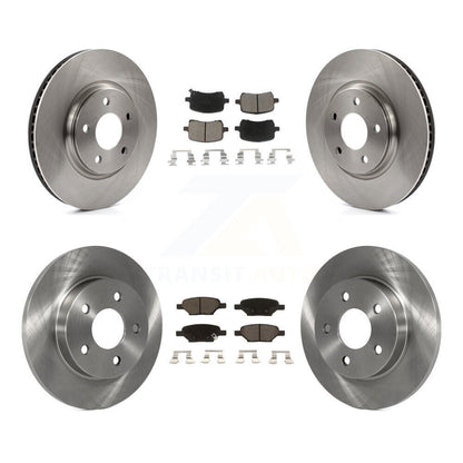 [Avant + Arrière] Kit de Disque et plaquette (céramique) de frein pour Chevrolet Cobalt Saturn Ion HHR Malibu Pontiac G6 Pursuit K8C-101243
