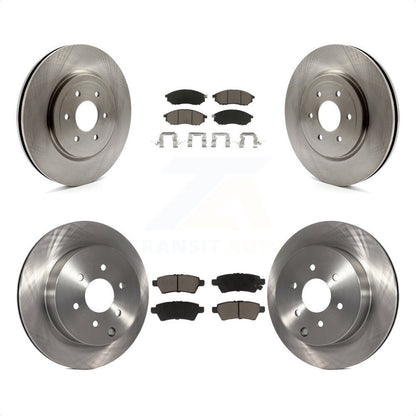[Avant + Arrière] Kit de Disque et plaquette (céramique) de frein pour 2008-2012 Nissan Pathfinder 5.6L K8C-101249 par Transit Auto