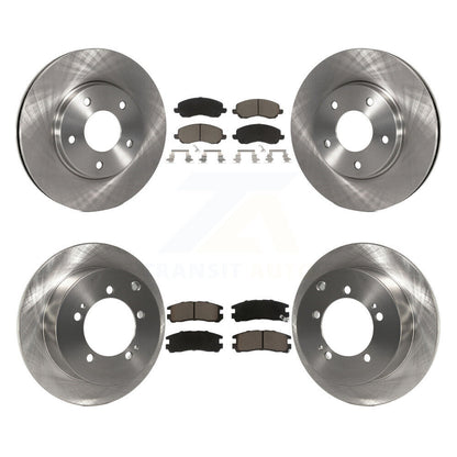 [Avant + Arrière] Kit de Disque et plaquette (céramique) de frein pour Chrysler Sebring Mitsubishi Dodge Stratus Eclipse Galant K8C-101252