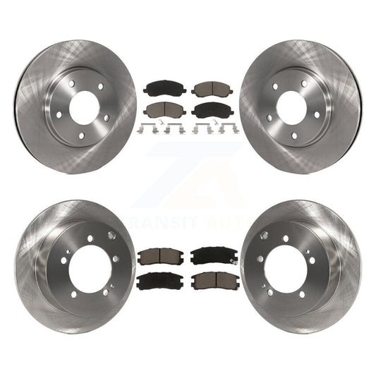 [Avant + Arrière] Kit de Disque et plaquette (céramique) de frein pour Chrysler Sebring Mitsubishi Dodge Stratus Eclipse Galant K8C-101252
