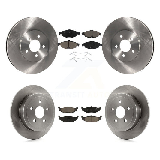 [Avant + Arrière] Kit de Disque et plaquette (céramique) de frein pour Chrysler Sebring Dodge Stratus K8C-101253