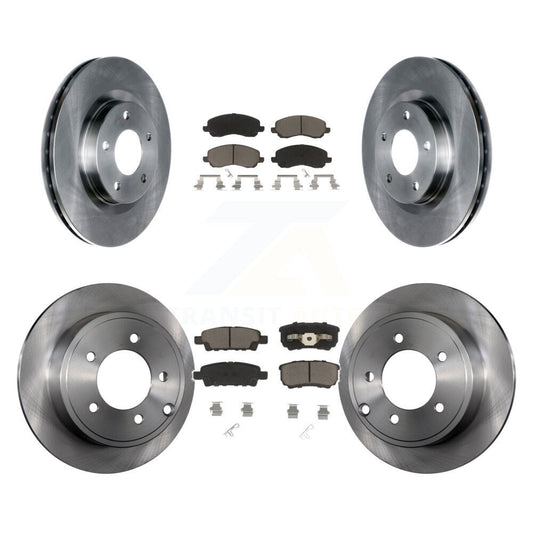 [Avant + Arrière] Kit de Disque et plaquette (céramique) de frein pour Jeep Patriot Dodge Compass Caliber Chrysler Avenger Sebring 200 K8C-101254