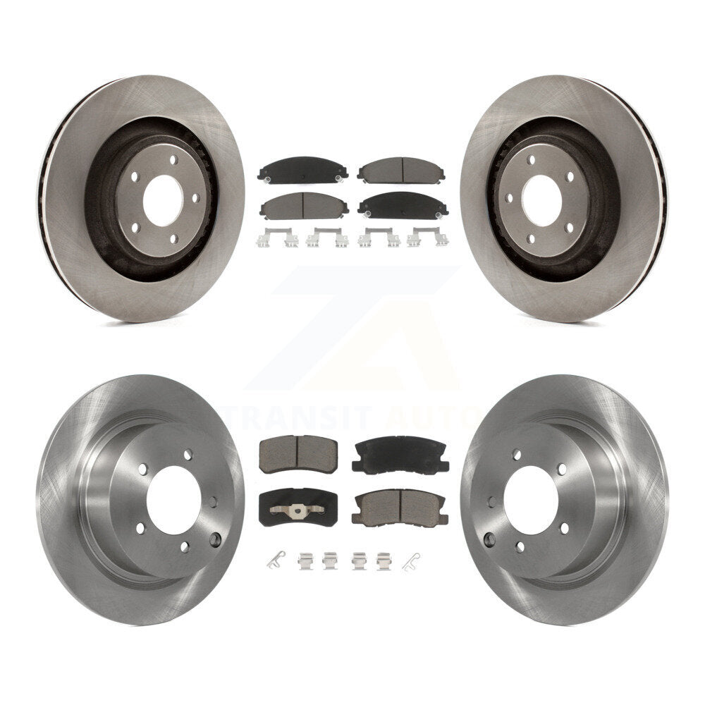[Avant + Arrière] Kit de Disque et plaquette (céramique) de frein pour 2008-2009 Dodge Caliber SRT-4 K8C-101256