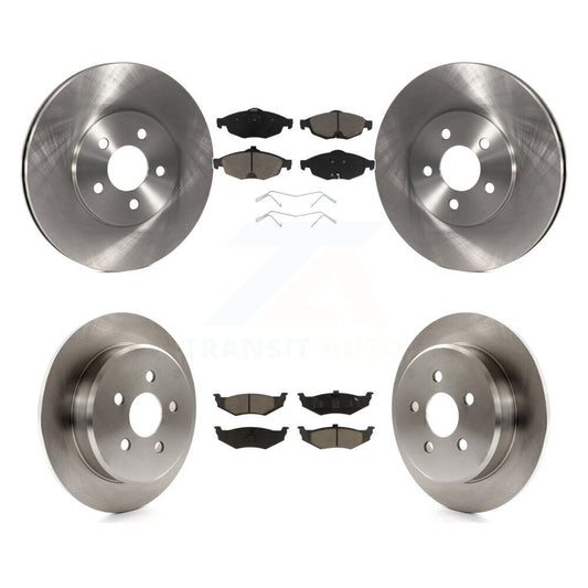 [Avant + Arrière] Kit de Disque et plaquette (céramique) de frein pour Chrysler Sebring Dodge Stratus K8C-101257