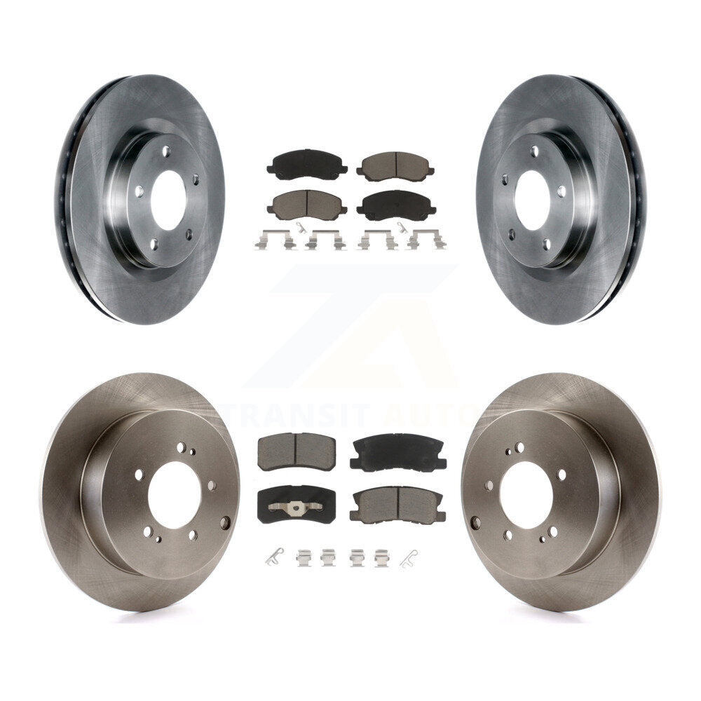 [Avant + Arrière] Kit de Disque et plaquette (céramique) de frein pour Mitsubishi Outlander K8C-101258