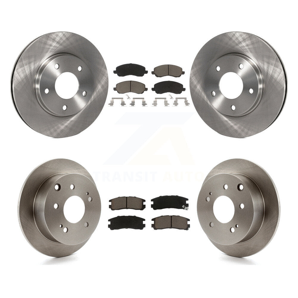 [Avant + Arrière] Kit de Disque et plaquette (céramique) de frein pour 2004-2006 Mitsubishi Galant 2.4L K8C-101260