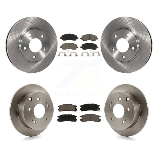 [Avant + Arrière] Kit de Disque et plaquette (céramique) de frein pour 2004-2006 Mitsubishi Galant 2.4L K8C-101260