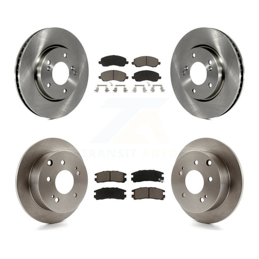 [Avant + Arrière] Kit de Disque et plaquette (céramique) de frein pour Mitsubishi Galant K8C-101261