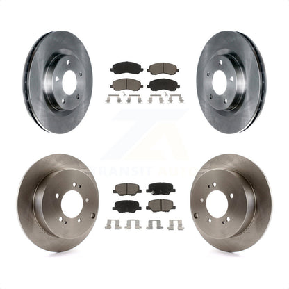 [Avant + Arrière] Kit de Disque et plaquette (céramique) de frein pour 2013 Mitsubishi Outlander 3.0L K8C-101263 par Transit Auto