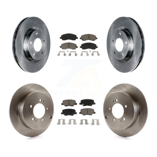 [Avant + Arrière] Kit de Disque et plaquette (céramique) de frein pour 2013 Mitsubishi Outlander 3.0L K8C-101263 par Transit Auto