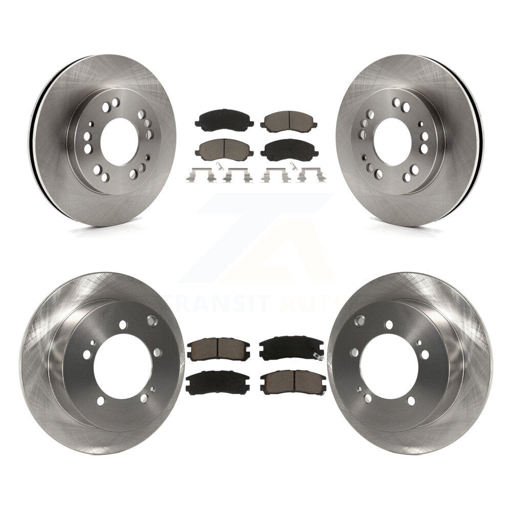 [Avant + Arrière] Kit de Disque et plaquette (céramique) de frein pour 2001 Mitsubishi Eclipse 2.4L From 06 01 K8C-101264