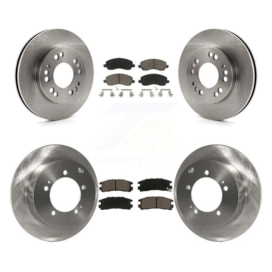 [Avant + Arrière] Kit de Disque et plaquette (céramique) de frein pour 2001 Mitsubishi Eclipse 2.4L From 06 01 K8C-101264