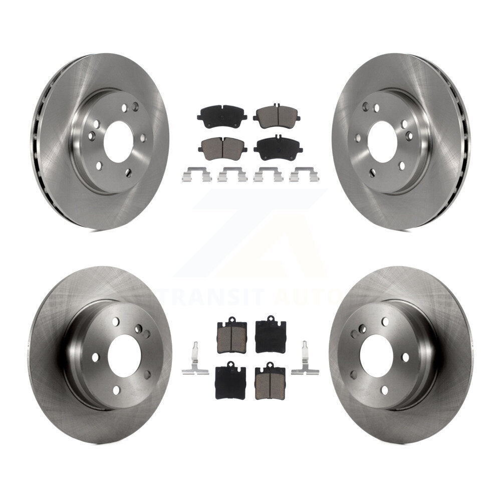 [Avant + Arrière] Kit de Disque et plaquette (céramique) de frein pour 2003-2005 Mercedes-Benz C240 Wagon avec RWD K8C-101266