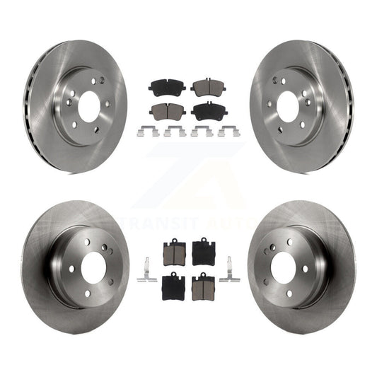 [Avant + Arrière] Kit de Disque et plaquette (céramique) de frein pour 2003-2005 Mercedes-Benz C240 Wagon avec RWD K8C-101266