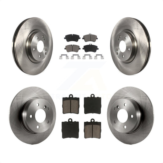 [Avant + Arrière] Kit de Disque et plaquette (céramique) de frein pour 2007-2008 Mercedes-Benz SLK280 avec Sport Package K8C-101269 par Transit Auto