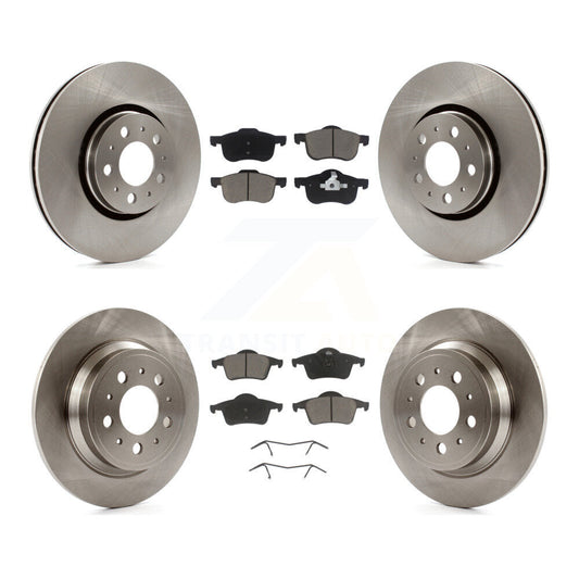 [Avant + Arrière] Kit de Disque et plaquette (céramique) de frein pour 2008 Volvo S60 avec 316mm Diameter Rotor K8C-101273