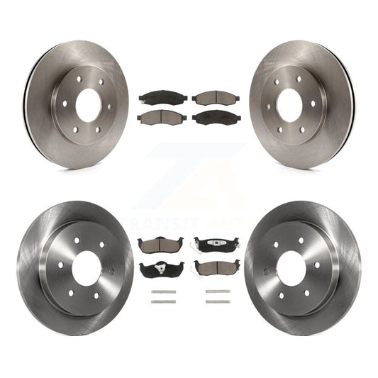 [Avant + Arrière] Kit de Disque et plaquette (céramique) de frein pour Nissan Titan Pathfinder Armada INFINITI QX56 TITAN K8C-101275