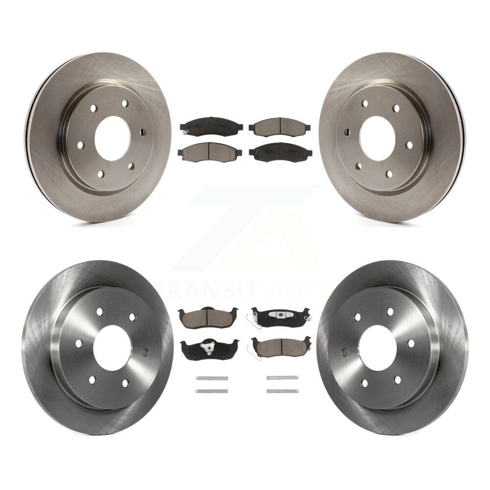[Avant + Arrière] Kit de Disque et plaquette (céramique) de frein pour Nissan TITAN Armada INFINITI QX56 K8C-101276
