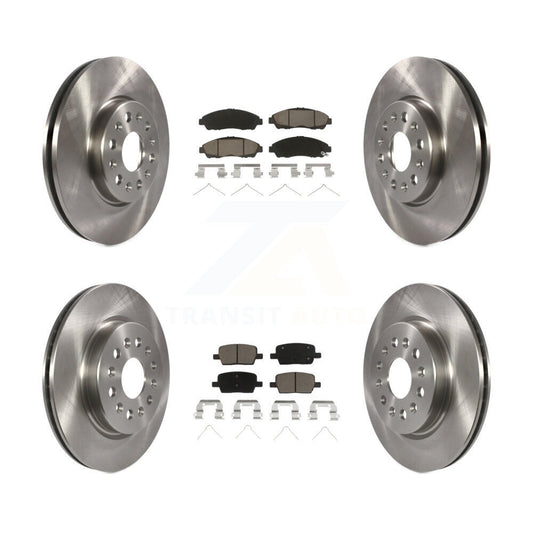 [Avant + Arrière] Kit de Disque et plaquette (céramique) de frein pour Chevrolet Traverse GMC Acadia Buick Enclave Blazer K8C-101277