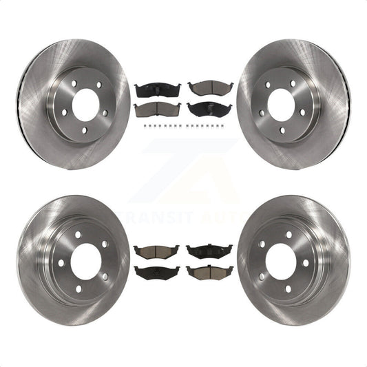[Avant + Arrière] Kit de Disque et plaquette (céramique) de frein pour Chrysler Dodge Intrepid 300M Concorde LHS K8C-101280 par Transit Auto