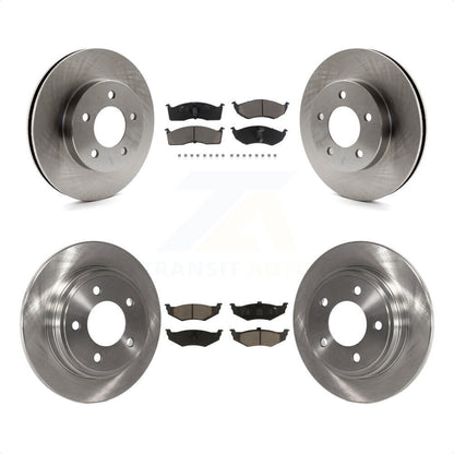 [Avant + Arrière] Kit de Disque et plaquette (céramique) de frein pour Chrysler Dodge Intrepid Concorde LHS Eagle Vision New Yorker K8C-101281 par Transit Auto
