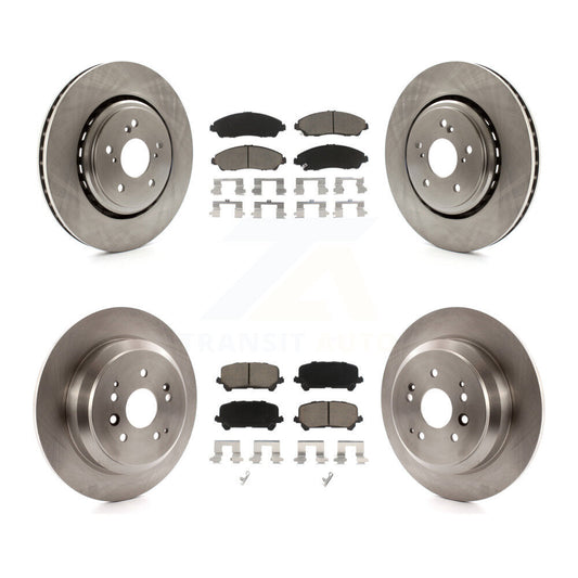 [Avant + Arrière] Kit de Disque et plaquette (céramique) de frein pour 2014-2016 Acura MDX K8C-101284