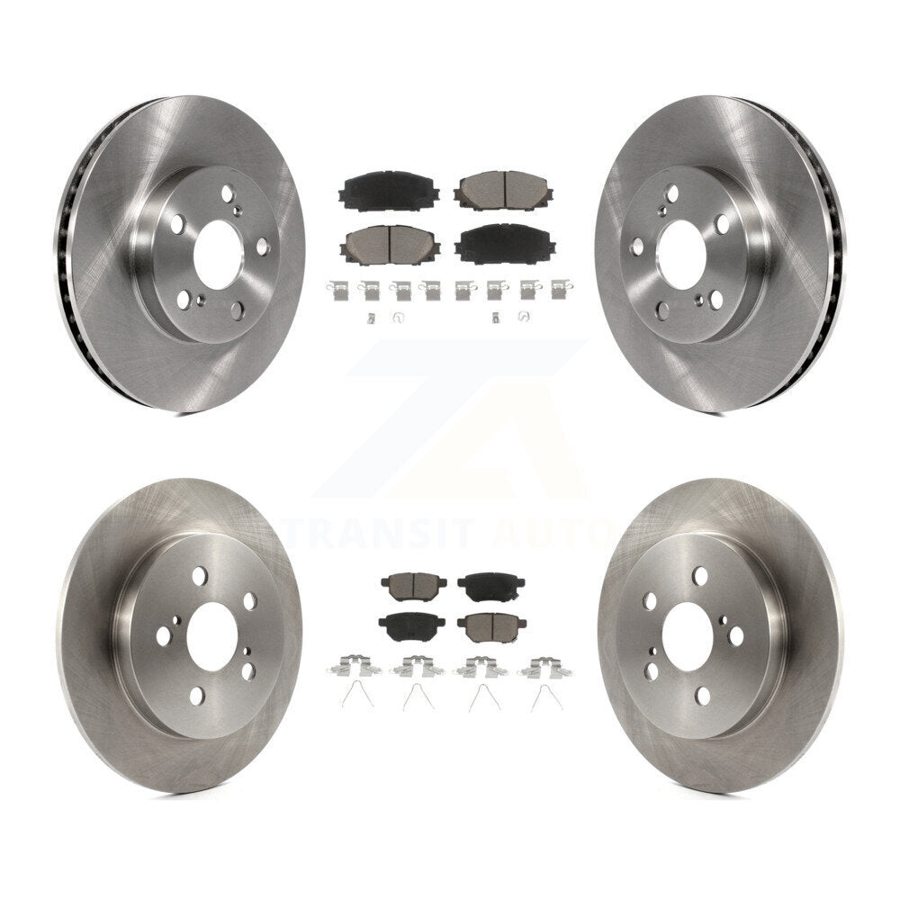 [Avant + Arrière] Kit de Disque et plaquette (céramique) de frein pour Toyota Prius Lexus CT200h Plug-In K8C-101286