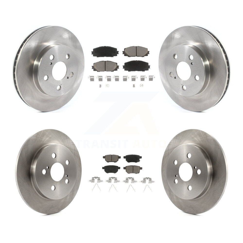 [Avant + Arrière] Kit de Disque et plaquette (céramique) de frein pour Toyota Prius Corolla Prime K8C-101288
