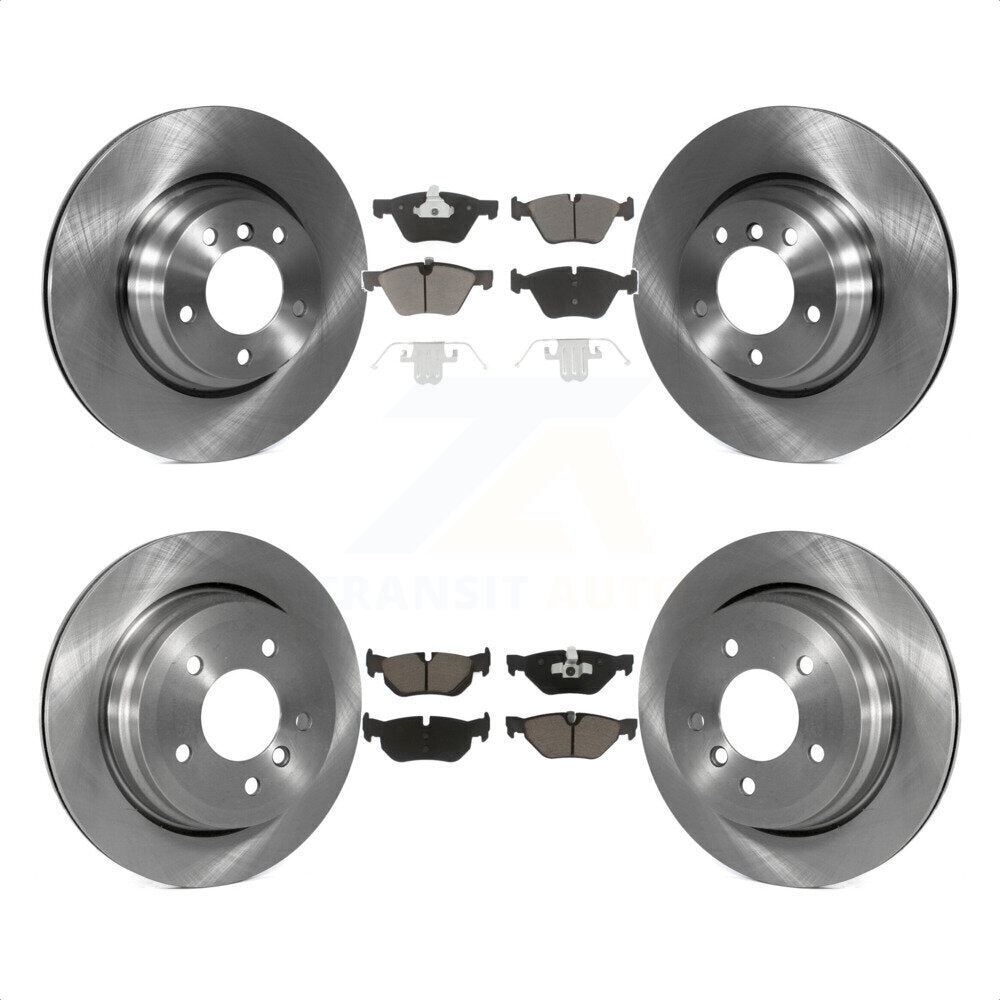[Avant + Arrière] Kit de Disque et plaquette (céramique) de frein pour 2012 BMW X1 xDrive28i avec 300mm Diameter Rotor K8C-101290 par Transit Auto
