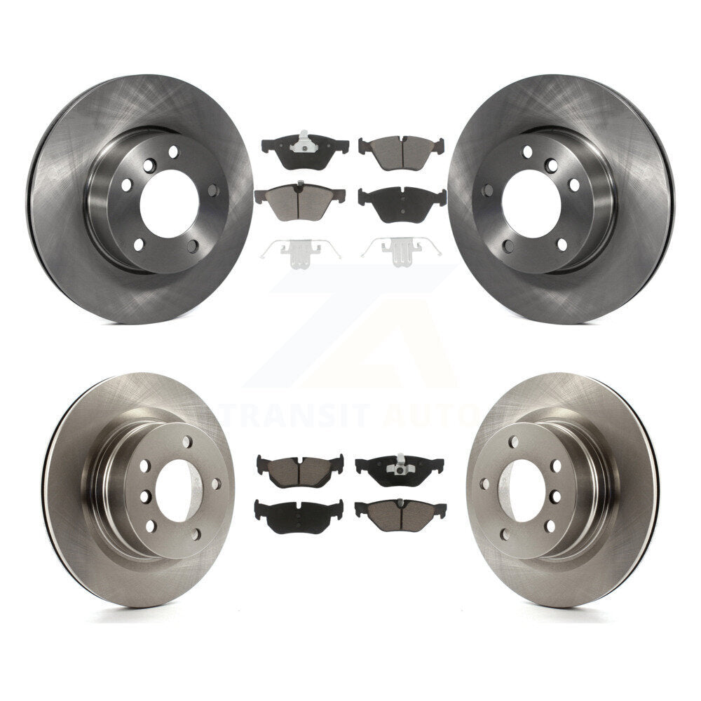 [Avant + Arrière] Kit de Disque et plaquette (céramique) de frein pour 2008-2013 BMW 128i K8C-101292