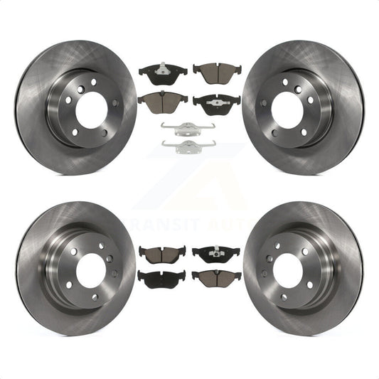 [Avant + Arrière] Kit de Disque et plaquette (céramique) de frein pour 2007 BMW 323i avec 312mm Diameter Rotor K8C-101295 par Transit Auto