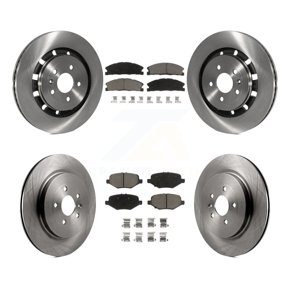 [Avant + Arrière] Kit de Disque et plaquette (céramique) de frein pour Ford Explorer Taurus Flex Police Interceptor Sedan Lincoln MKS Special Service K8C-101300