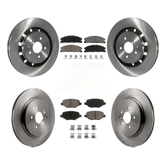 [Avant + Arrière] Kit de Disque et plaquette (céramique) de frein pour Ford Explorer Taurus Flex Police Interceptor Sedan Lincoln MKS Special Service K8C-101300