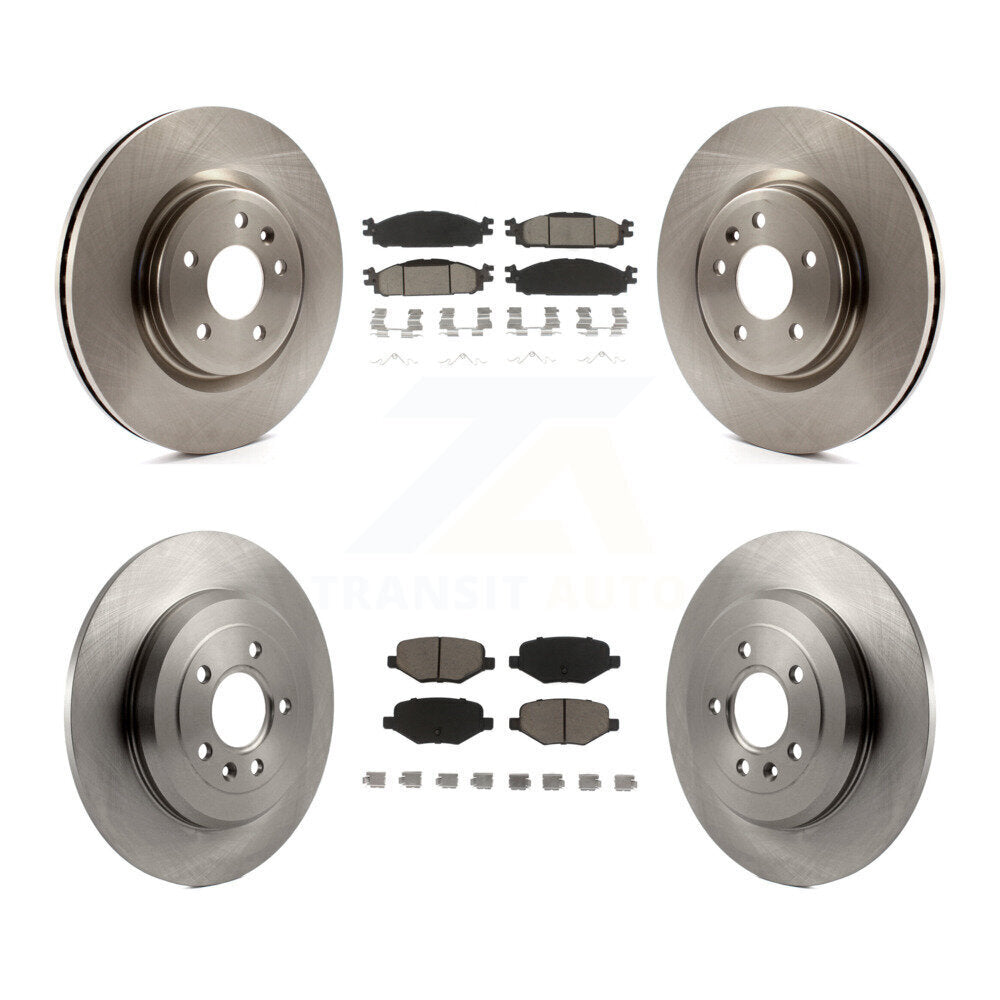 [Avant + Arrière] Kit de Disque et plaquette (céramique) de frein pour Ford Explorer Taurus Flex Lincoln MKT MKS K8C-101301