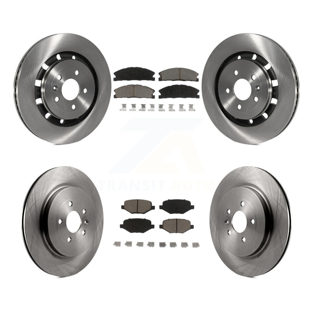 [Avant + Arrière] Kit de Disque et plaquette (céramique) de frein pour Ford Explorer Police Interceptor Utility Lincoln MKS Flex Taurus MKT K8C-101302