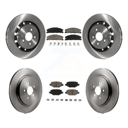[Avant + Arrière] Kit de Disque et plaquette (céramique) de frein pour Ford Explorer Police Interceptor Utility Lincoln MKS Flex Taurus MKT K8C-101302