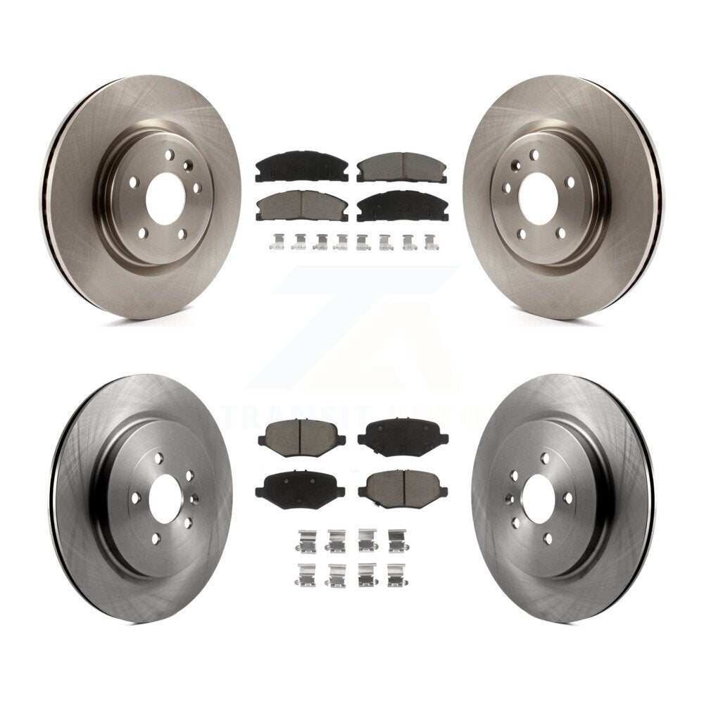 [Avant + Arrière] Kit de Disque et plaquette (céramique) de frein pour 2013 Ford Explorer Sport avec Heavy Duty Brakes K8C-101303