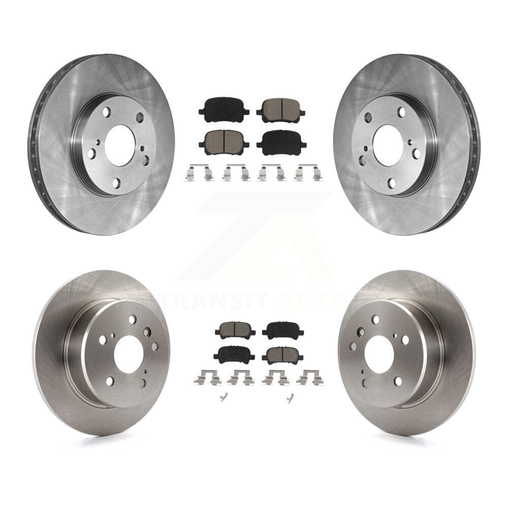 [Avant + Arrière] Kit de Disque et plaquette (céramique) de frein pour 2000-2004 Toyota Avalon K8C-101306