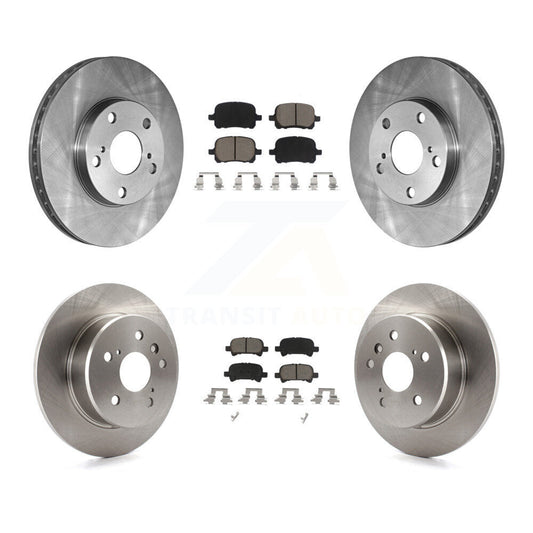 [Avant + Arrière] Kit de Disque et plaquette (céramique) de frein pour 2000-2004 Toyota Avalon K8C-101306